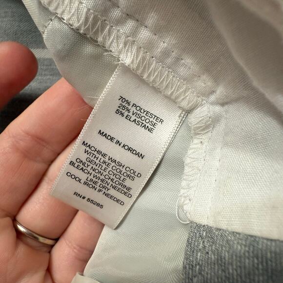 Express 6R Grey Gray Straight Leg Women’s Business Pants Trousers Y2K Office - Picture 6 of 6